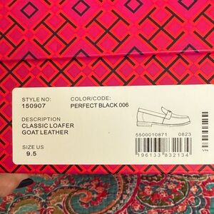 Tory Burch Black Classic Loafers -repost and already sold